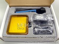 撮影用LEDライト光量調節カメラ 　照明 120灯充電可能撮影キット VL-120B
