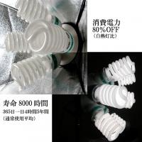 撮影用スパイラル蛍光灯85w×3灯【送料無料】照明ライトspirallight-3