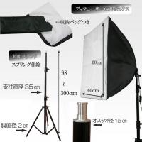 スパイラル電球+スタンド 照明 ライト 撮影機材 撮影キット【送料無料】lightingset-3
