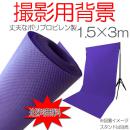 【送料無料】ポリプロピレン ムラサキ紫スタジオ大型全身撮影用1.5×3m ppc-purple153